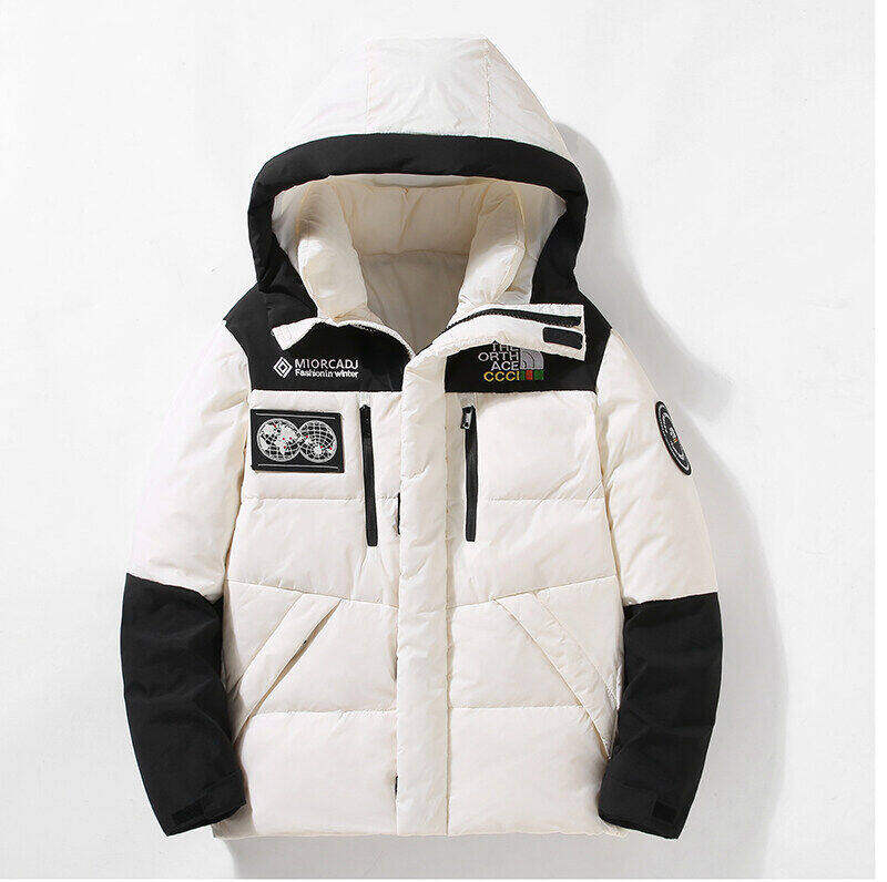 2023羽绒服情侣外套韩版潮流帅气亮面男加厚外套潮牌YR9850-P60,男装羽绒服,星座1410（原1902A）