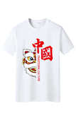 夏季男士短袖t恤潮流潮宽松纯棉T恤2024新款DT4421-醒狮-P15，男装T恤，星座1410（原1902A）