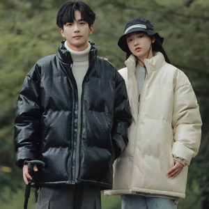 棉服情侣款冬季新款加厚皮棉衣外套潮流冬装面包服MY681P70图片