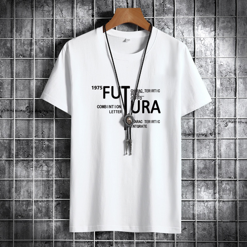 夏季男短袖t恤潮流潮韩版宽松纯棉衣服2021新款T恤DT4246-FUT-P15,男装T恤,星座1410（原1902A）