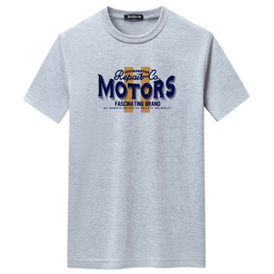 夏季短袖t恤青春宽松CVC60%棉衣服新款男装DT3417-MOTORS竖条-P15