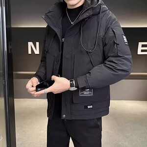 2025冬季新款羽绒服男休闲连帽羽绒服高品质潮羽绒服 YR25203P160图片
