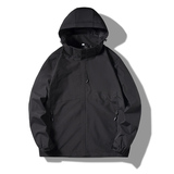 夹克单层冲锋衣男女连帽开衫拼色防水加厚户外登山服CF23689P60，男装夹克，星座1410（原1902A）