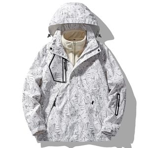 秋冬季冲锋衣男三合一可拆卸户外防风防水登山外套女CF1203S P105图片