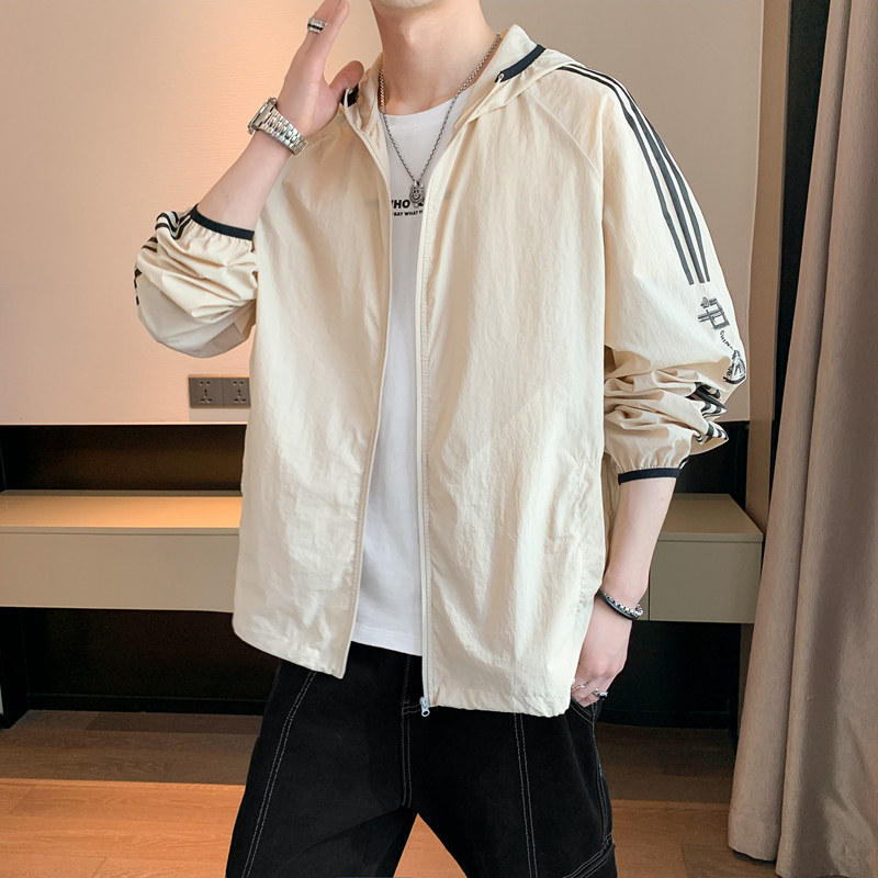 港风防晒衣男女夏季防晒服防紫外线外套户外冰丝轻薄皮肤衣F02P45,男装防晒衣,星座1410（原1902A）