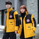 2024新男士加拿大衣鹅羽绒服情侣冬季中长款工装外套YR9844P110，男装羽绒服，星座1410（原1902A）