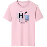 夏季男士短袖t恤潮流潮牌宽松纯棉衣服2024新款DT4083-H羽毛-P16，男装棉衣，星座1410（原1902A）