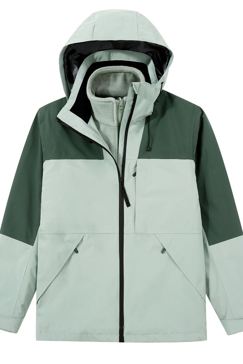 潮牌三合一冲锋衣男女款户外爬山防风防水登山百搭外套CF228P185,男装夹克,星座1410（原1902A）