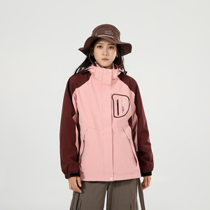 秋冬男女款夹克户外三合一冲锋衣可拆卸两件套登山服CF1898S P100图片