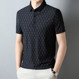 新款B字母短袖polo衫男士翻领速干冰丝无痕短袖PL9999P38，男装Polo衫，星座1410（原1902A）