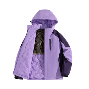 户外棉服男女防风防水加绒厚登山服外套冲锋衣保暖棉衣 MY5518P68图片