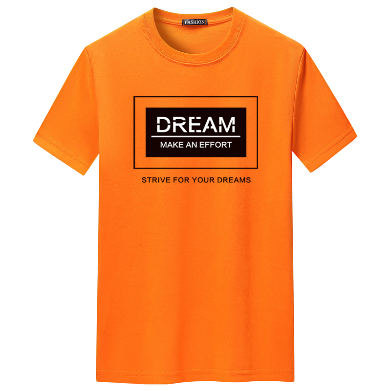 夏季男士短袖t恤青春宽松CVC60%棉新款男装DT3693-DREAM,男装T恤,星座1410（原1902A）