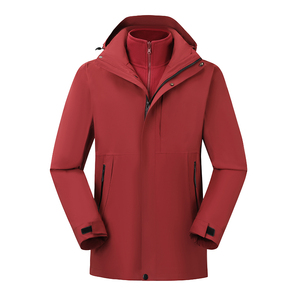 冲锋衣男女款秋冬三合一户外防水保暖连帽徒步登山服 CF24580P260图片