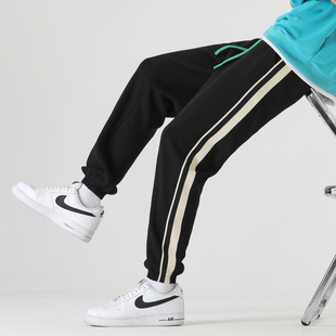 春秋季 运动裤 男可二开 男直筒裤 K193P38 宽松裤 男士 长裤 休闲裤 卫裤
