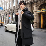 2024冬季新羽绒服男士中长款韩版加厚青年毛领连帽外套YR1589P160，男装羽绒服，星座1410（原1902A）