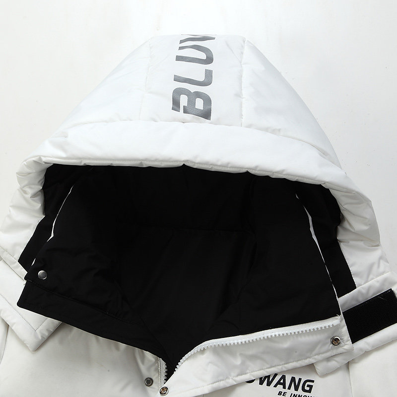 情侣装羽绒服男女中长款过膝冬季连帽渐变保暖潮流外套YR669P220,男装羽绒服,星座1410（原1902A）