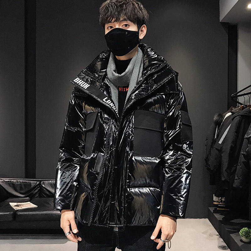 BLLZ室内模特爆款羽绒服男短款工装男士韩版潮牌加厚外套938-P300图片