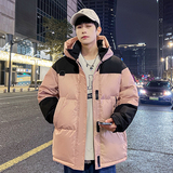 2026冬季短款男士羽绒服青年男女连帽宽松上衣加厚外套YR1021P70，男装羽绒服，星座1410（原1902A）