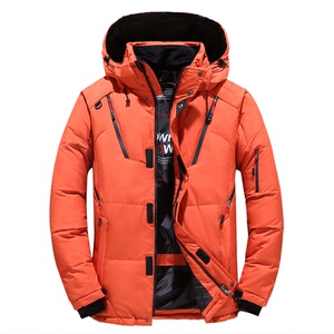跨境外贸男女士羽绒服短款冬季韩加厚外套潮工装羽绒服YR1987P100图片