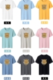 2024夏季男短袖t恤潮流潮牌宽松纯棉衣服新款T恤虎头脸DT4689P16，男装T恤，星座1410（原1902A）