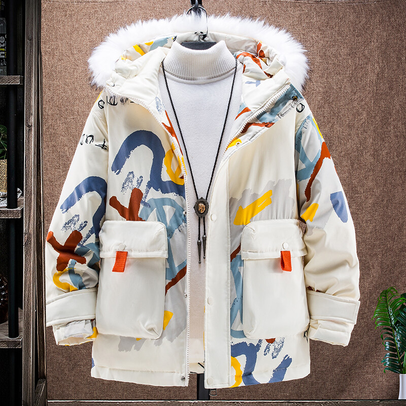 2021冬季羽绒服男青少年抗寒小恶魔潮牌外套户外羽绒服YR9829P100，男装羽绒服，星座1902A（原星座1216）