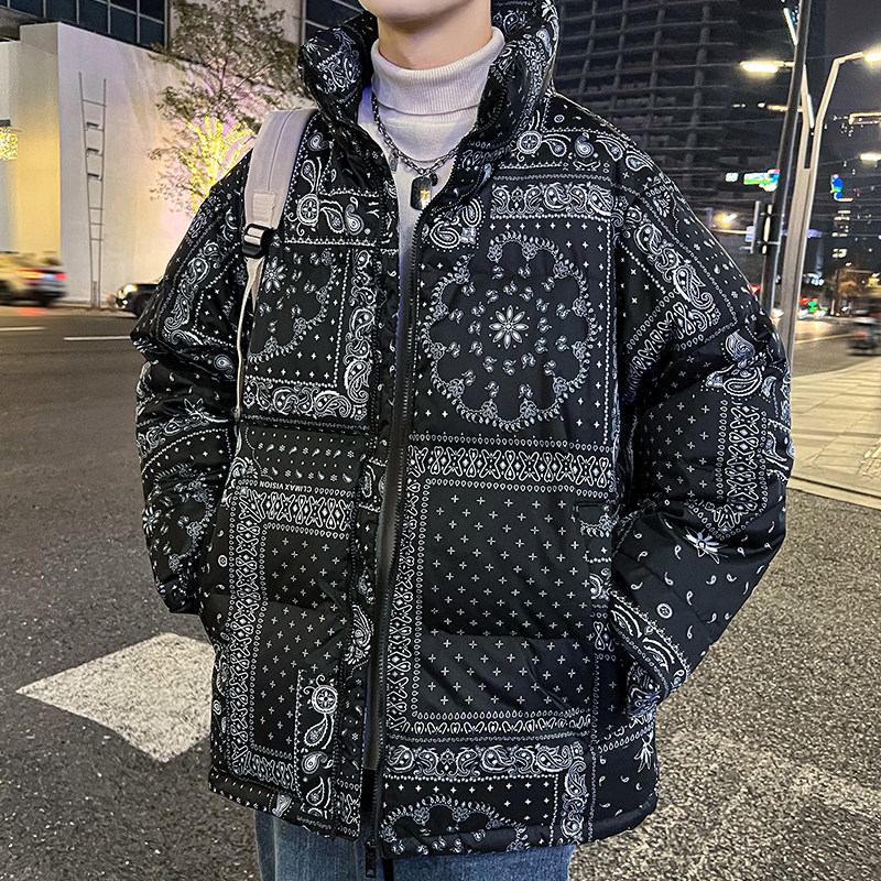 2024冬季短款男士羽绒服青年流行男女宽松上衣加厚外套 YR030P160图片