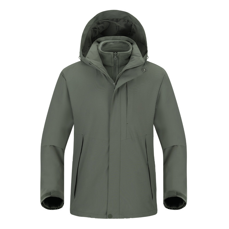 秋冬男女款夹克户外三合一冲锋衣可拆卸两件套登山服 CF2577P145图片