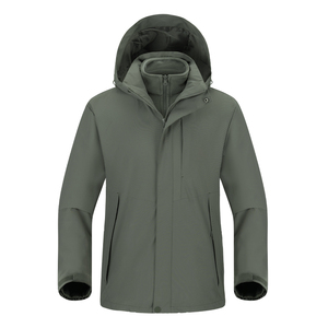 秋冬男女款夹克户外三合一冲锋衣可拆卸两件套登山服 CF2577P145图片