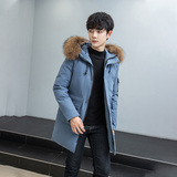 2021新款男士中长款羽绒服冬装外套男加厚户外羽绒服P160，男装羽绒服，星座1410（原1902A）