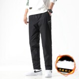 80%白鸭绒运动裤冬季潮牌情侣男士羽绒裤加厚休闲长裤女K6653P95，男装棉裤，星座1410（原1902A）