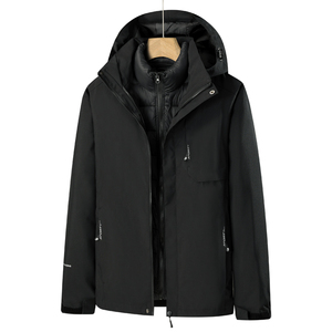 秋冬男女夹克户外三合一情侣款冲锋衣拆卸两件套登山服CF9107P120图片