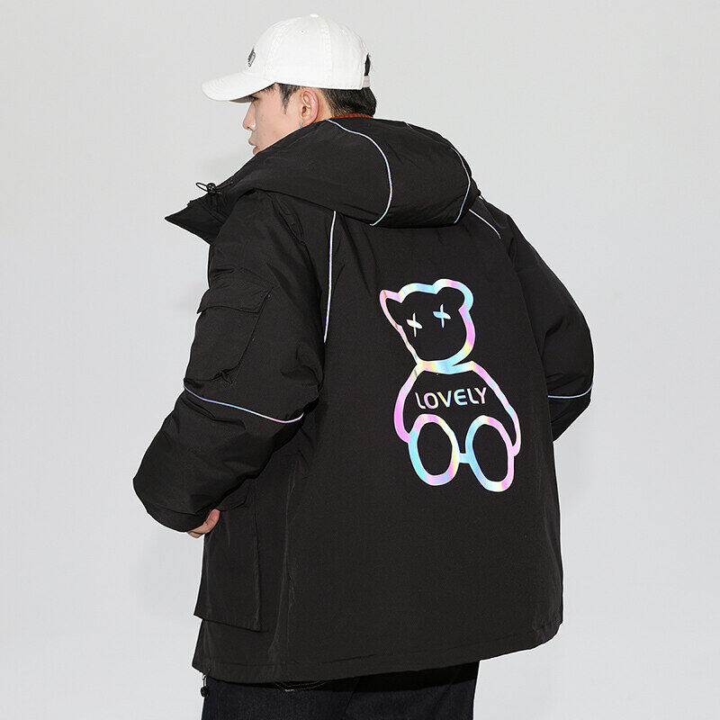 90%标2022白鸭绒羽绒服冬韩版加厚外套中长款羽绒服YR9875P160，男装羽绒服，星座1902A（原星座1216）