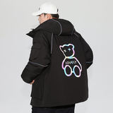 90%标2022白鸭绒羽绒服冬韩版加厚外套中长款羽绒服YR9875P160，男装羽绒服，星座1410（原1902A）