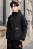 新款男式羽绒服冬装外套男加厚白鸭绒男款短款羽绒服YR985-P110，男装羽绒服，星座1410（原1902A）