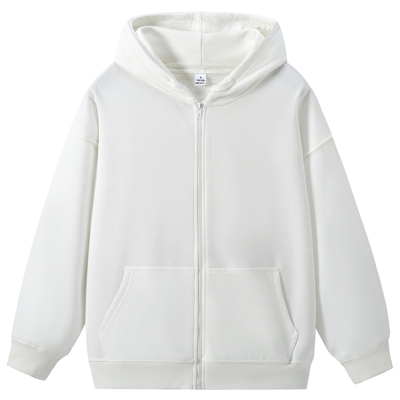 开衫卫衣350克大毛圈45棉纯色宽松连帽卫衣情侣装校服WY8006-P42,男装卫衣,星座1410（原1902A）