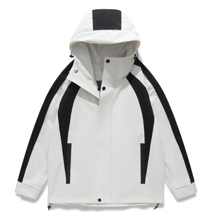 春秋户外运动冲锋衣男女情侣款防水防风滑雪登山服夹克 JK8859P65图片