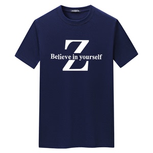 夏季男短袖t恤潮流宽松CVC60%棉衣服新款男装DT3198-大Z-P15图片
