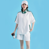 2026新款夏季休闲运动套装女二开三条杠短袖短裤两件套TZ2102P40，男装牛仔裤，星座1410（原1902A）