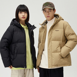 男女运动休闲白鸭绒保暖上衣冬季羽绒服男短款连帽外套YR1312P110，男装羽绒服，星座1410（原1902A）