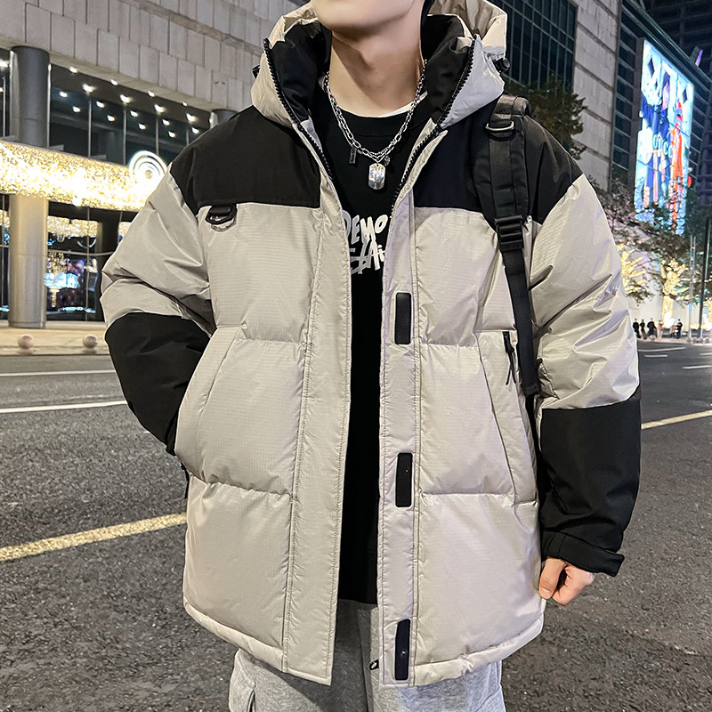 2026冬季短款男士羽绒服青年男女连帽宽松上衣加厚外套YR1021P70,男装羽绒服,星座1410（原1902A）