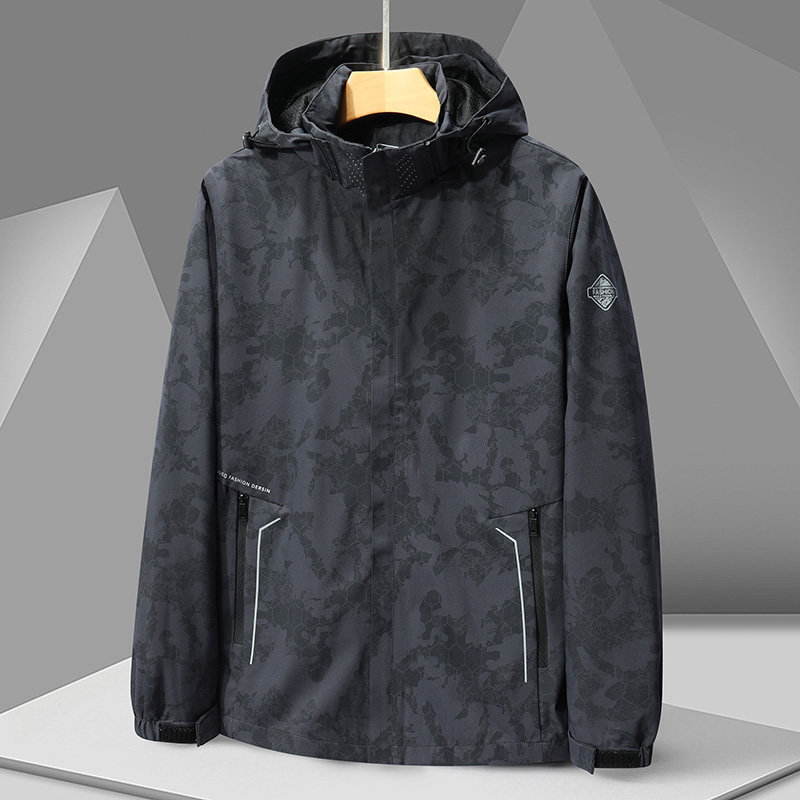 春秋季薄款男式户外夹克防风防水情侣冲锋衣女登山服外套CF998P50,男装夹克,星座1410（原1902A）