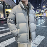 2024新款冬羽绒服男短款港风新标立领外套情侣装上衣YR023P145，男装羽绒服，星座1410（原1902A）