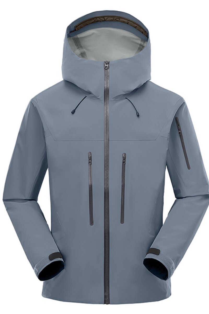 冲锋衣户外三层压胶防风防水透气旅行徒步登山服男女款J23115P230,男装夹克,星座1410（原1902A）