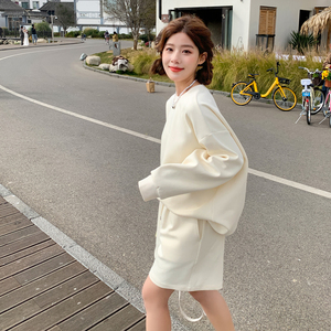 现货169-2310P145奶fufu简约时尚卫衣套装控198