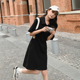 新款169-23078P115-针织拼接露腰有垫肩连衣裙巨显瘦控168，女装连衣裙，浙宝169A(原263)