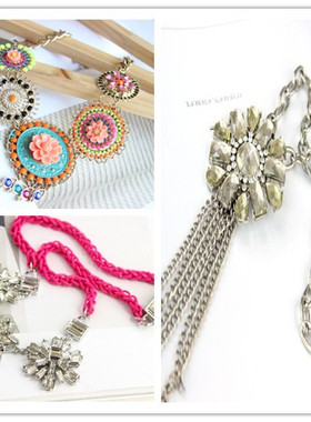 宝贝王瑞欧美外贸饰品质感花朵