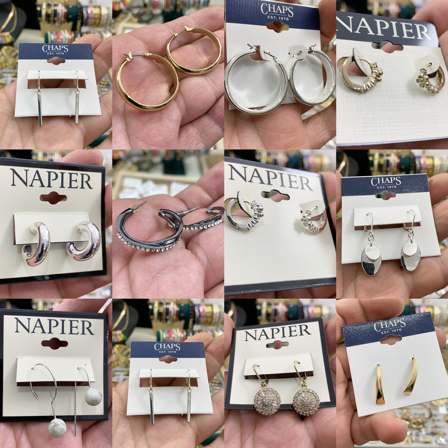 欧美外贸饰品时尚百搭气质个性夸张大耳环女耳钉耳骨钉TB17