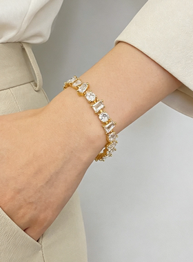 欧美外贸饰品时尚百搭个性手链女多款手链手镯手饰手环CH锆石手链