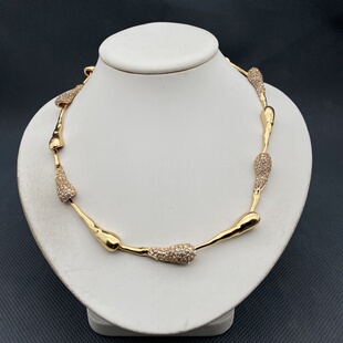 欧美外贸饰品时尚百搭个性夸张项链女多款颜色项链鬼才项链