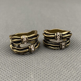 颜色戒指 夸张耳环女多款 一对戒指TT02 百搭个性 欧美外贸饰品时尚